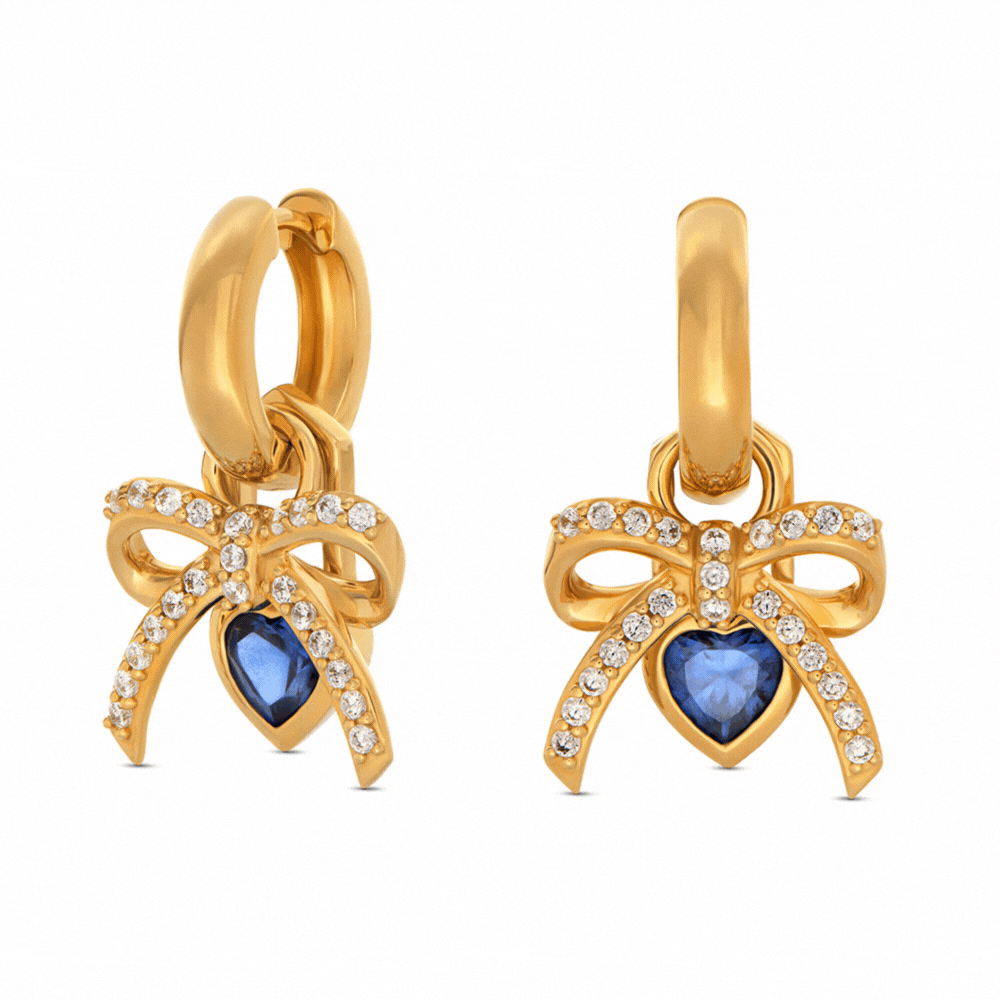 Tied To You Hoop Earrings in Vermeil-7 Tied To You Hoop Earrings in Vermeil-7 product photo