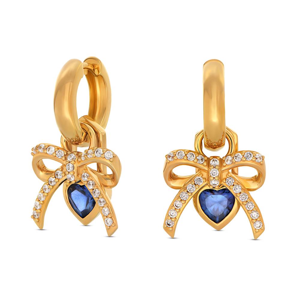 Tied To You Hoop Earrings in Vermeil-1 Tied To You Hoop Earrings in Vermeil-1 product photo