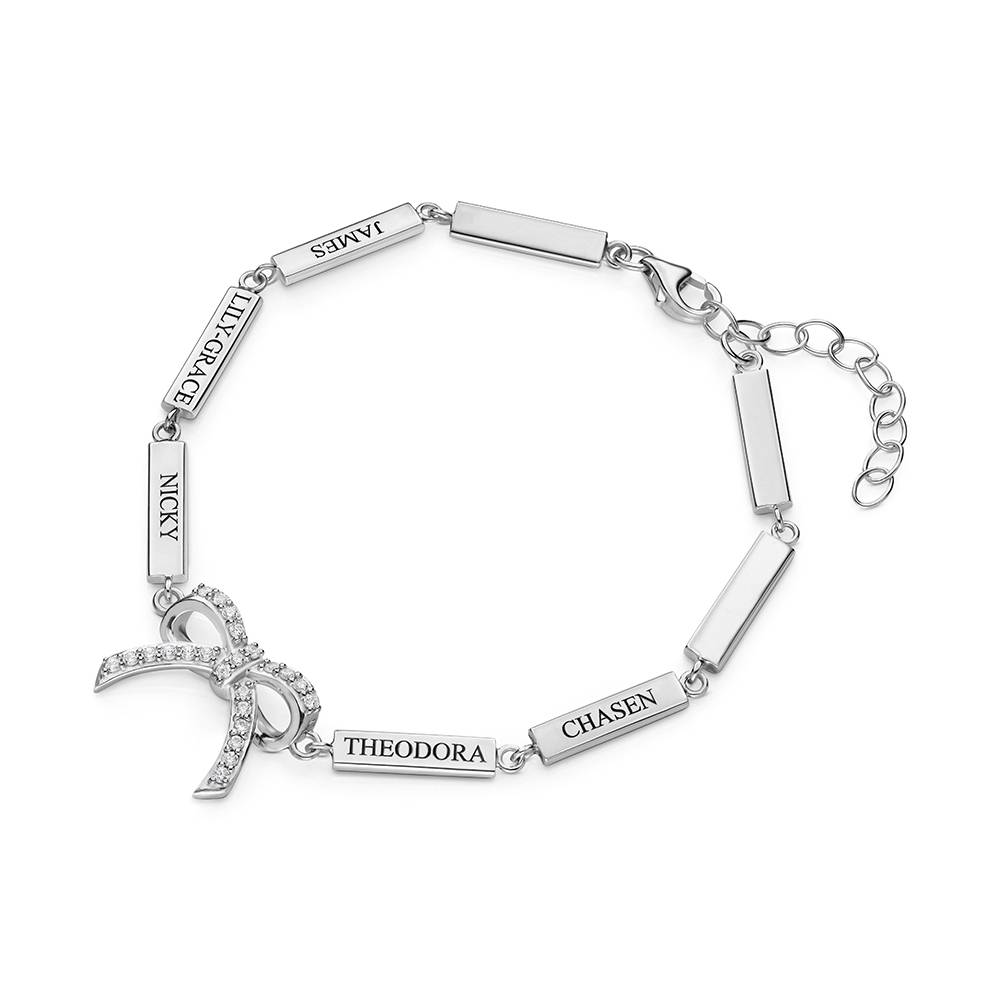 Tied With A Bow Bracelet in Sterling Silver-2 Tied With A Bow Bracelet in Sterling Silver-2 product photo