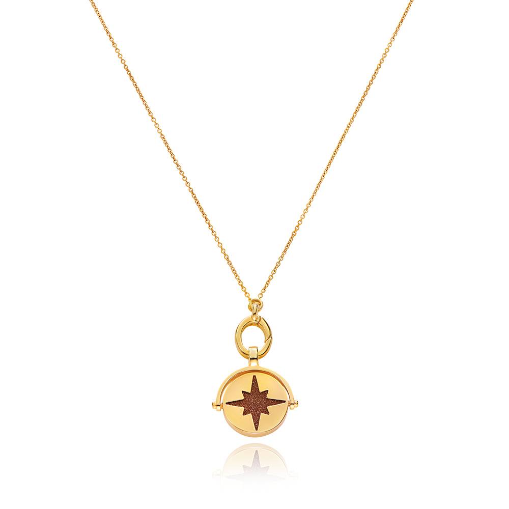 Wishing Star Spinner Pendant in Vermeil-1 Wishing Star Spinner Pendant in Vermeil-1 product photo