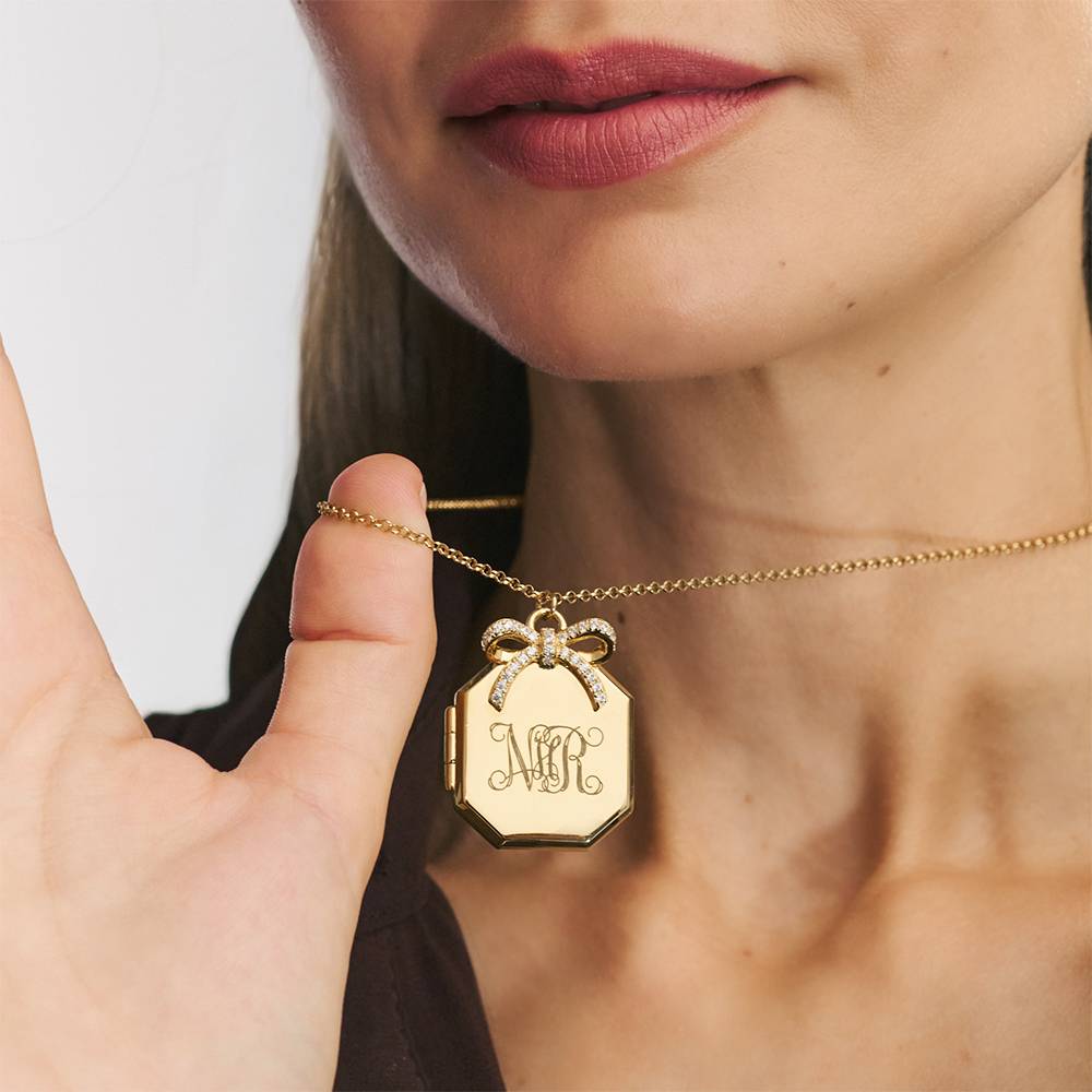 Wrapped With Love Locket in Vermeil-3 Wrapped With Love Locket in Vermeil-3 product photo