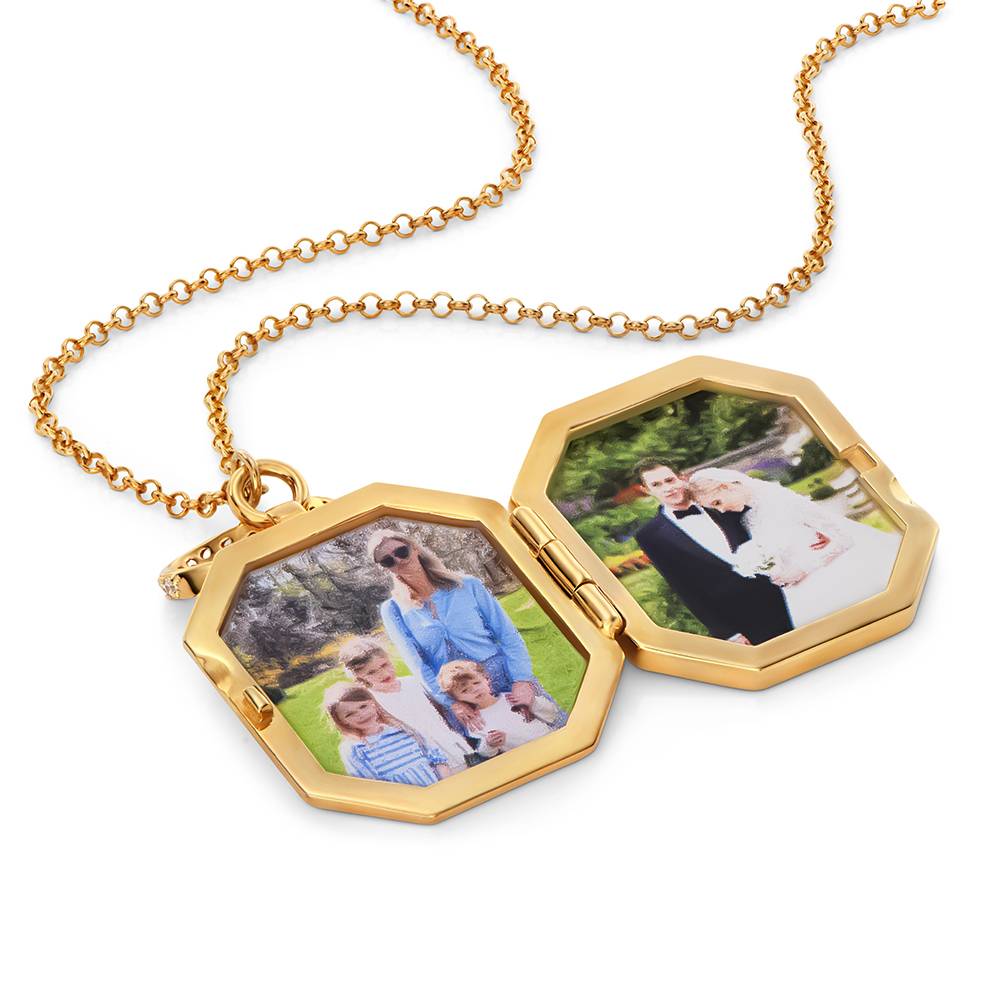 Wrapped With Love Photo Locket in Vermeil-3 product photo
