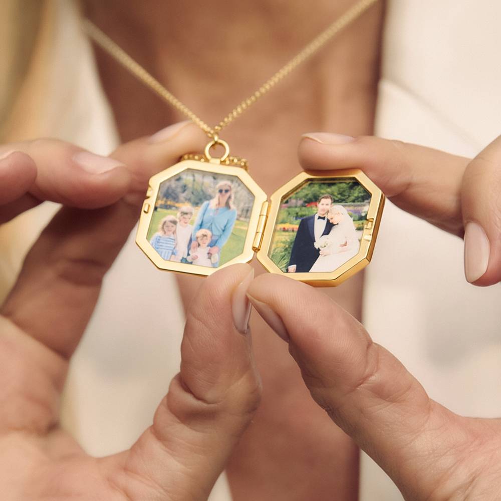 Wrapped With Love Locket in Vermeil-4 Wrapped With Love Locket in Vermeil-4 product photo