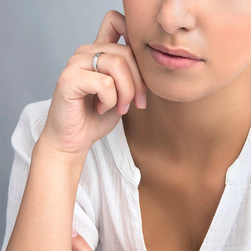 Couple's Promise Ring Set - Half Hearts-1 product photo