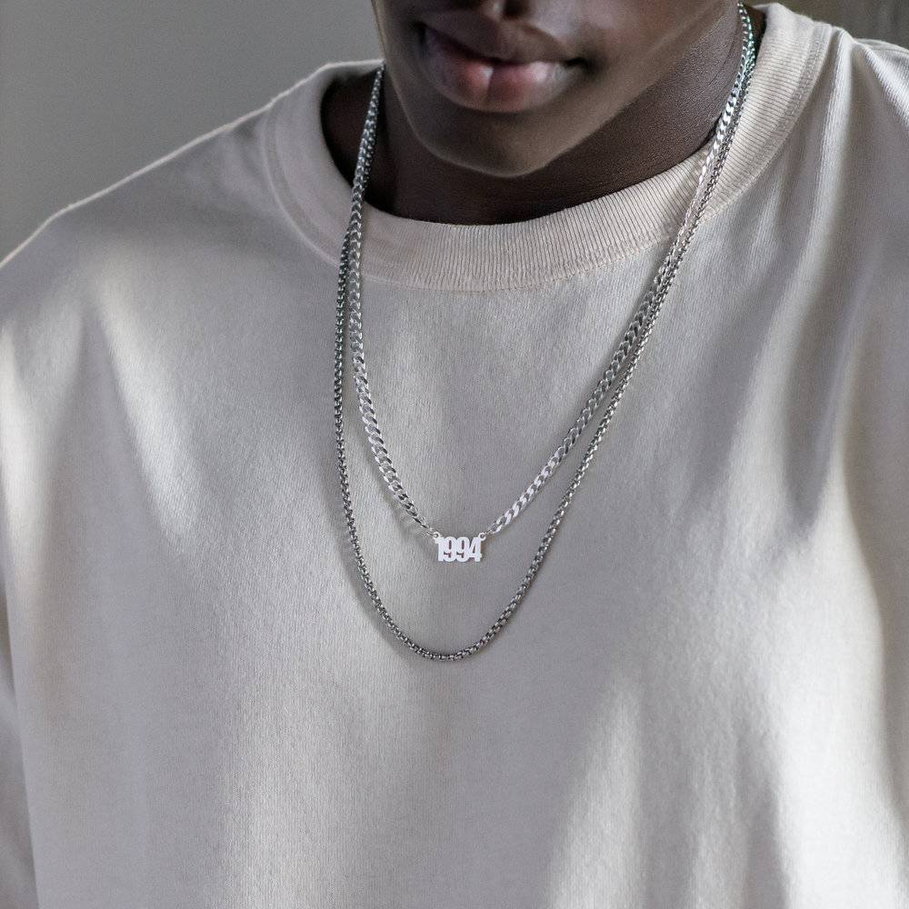 Bold Curb Chain in Silver-2 product photo