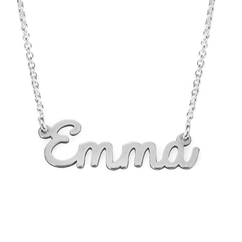 Cursive Name Necklace in Sterling Silver-1 Cursive Name Necklace in Sterling Silver-1 product photo