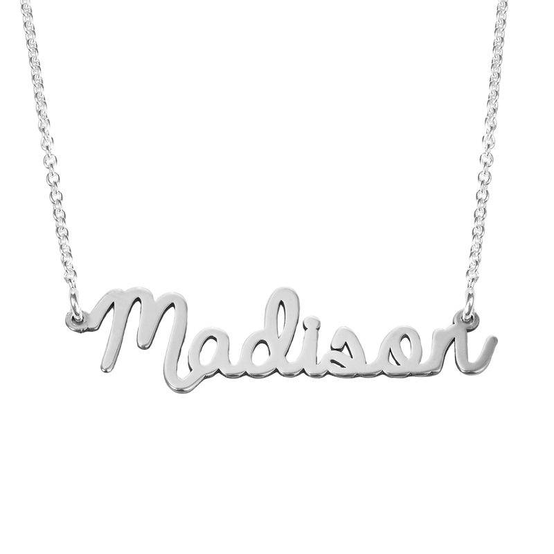 Cursive Name Necklace in Sterling Silver-3 Cursive Name Necklace in Sterling Silver-3 product photo