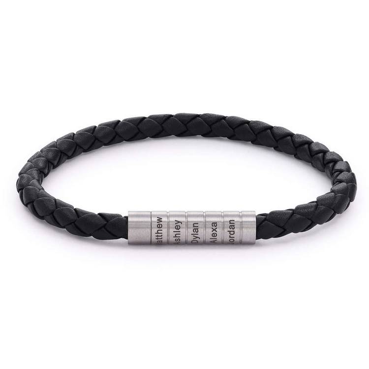 MYKA Braided Leather Bracelet