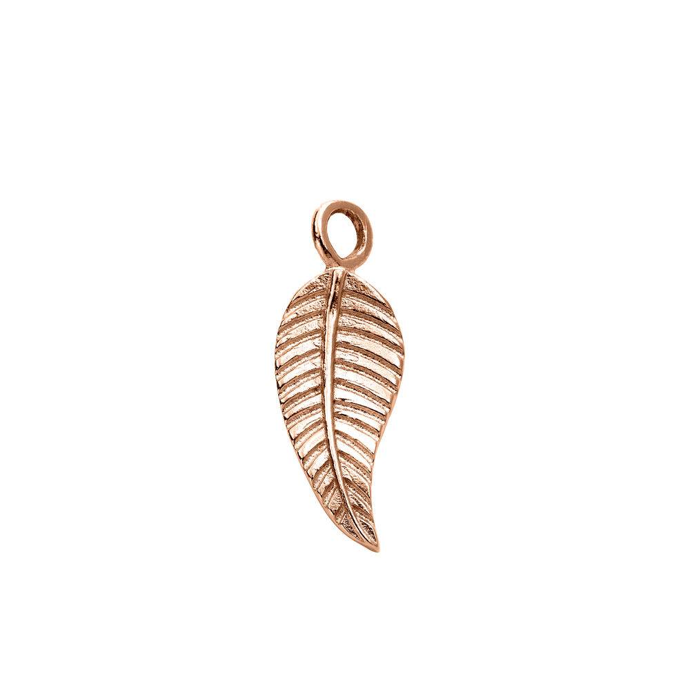 Leaf Charm in Rose Gold Plating for Linda Necklace-1 Leaf Charm in Rose Gold Plating for Linda Necklace-1 product photo