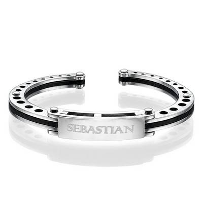 Stainless Steel Engraved Men's Bracelet-3 product photo